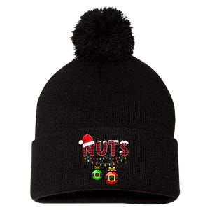 Chest Nuts Funny Matching Chestnuts Christmas Couples Nuts  Pom Pom 12in Knit Beanie