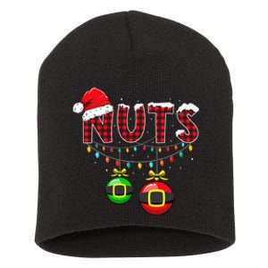 Chest Nuts Funny Matching Chestnuts Christmas Couples Nuts  Short Acrylic Beanie