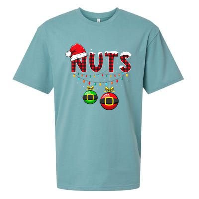 Chest Nuts Funny Matching Chestnuts Christmas Couples Nuts  Sueded Cloud Jersey T-Shirt