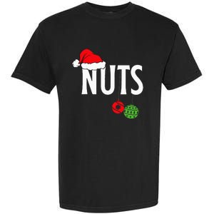 Chest Nuts Funny Christmas Chestnuts Couple Matching Outfit Garment-Dyed Heavyweight T-Shirt