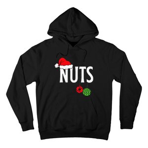 Chest Nuts Funny Christmas Chestnuts Couple Matching Outfit Hoodie