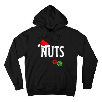 Chest Nuts Funny Christmas Chestnuts Couple Matching Outfit Hoodie