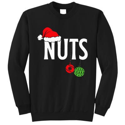 Chest Nuts Funny Christmas Chestnuts Couple Matching Outfit Sweatshirt