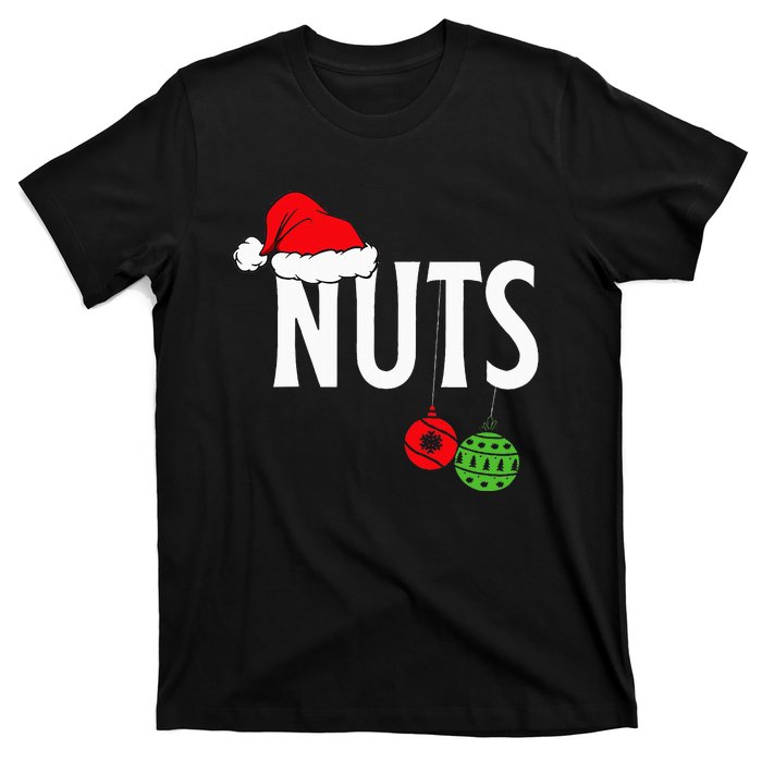 Chest Nuts Funny Christmas Chestnuts Couple Matching Outfit T-Shirt