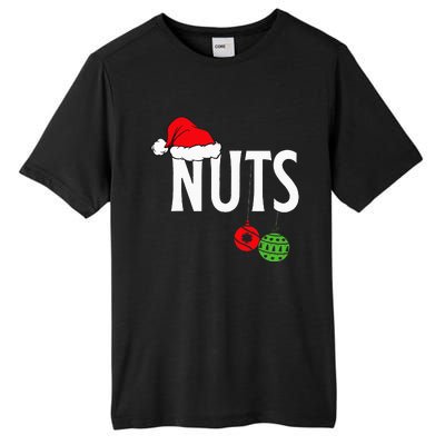 Chest Nuts Funny Christmas Chestnuts Couple Matching Outfit Tall Fusion ChromaSoft Performance T-Shirt