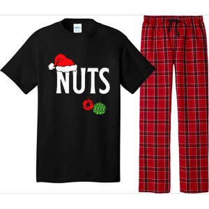 Chest Nuts Funny Christmas Chestnuts Couple Matching Outfit Pajama Set