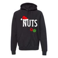 Chest Nuts Funny Christmas Chestnuts Couple Matching Outfit Premium Hoodie