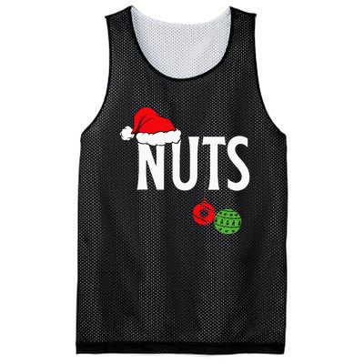 Chest Nuts Funny Christmas Chestnuts Couple Matching Outfit Mesh Reversible Basketball Jersey Tank