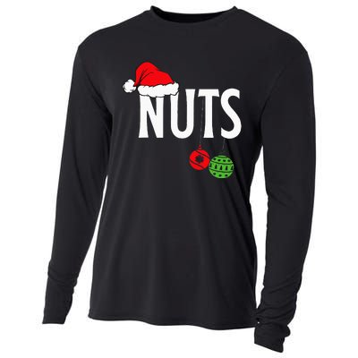 Chest Nuts Funny Christmas Chestnuts Couple Matching Outfit Cooling Performance Long Sleeve Crew