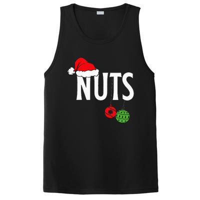 Chest Nuts Funny Christmas Chestnuts Couple Matching Outfit PosiCharge Competitor Tank