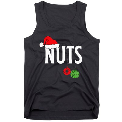 Chest Nuts Funny Christmas Chestnuts Couple Matching Outfit Tank Top