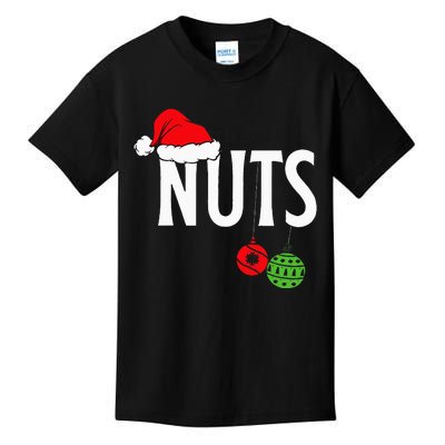 Chest Nuts Funny Christmas Chestnuts Couple Matching Outfit Kids T-Shirt