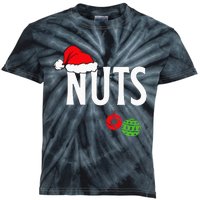 Chest Nuts Funny Christmas Chestnuts Couple Matching Outfit Kids Tie-Dye T-Shirt