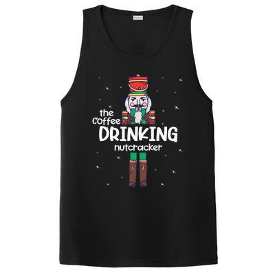 Coffee Nutcracker Family Matching Funny Pajama PosiCharge Competitor Tank