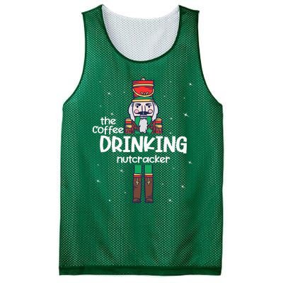 Coffee Nutcracker Family Matching Funny Pajama Mesh Reversible Basketball Jersey Tank