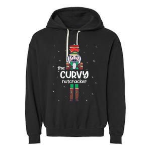 Curvy Nutcracker Family Matching Funny Pajama Garment-Dyed Fleece Hoodie