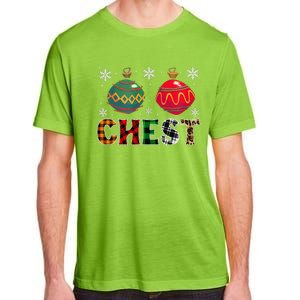 Chest Nuts Funny Matching Chestnuts Christmas Couples Chest Cute Adult ChromaSoft Performance T-Shirt