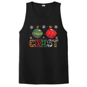 Chest Nuts Funny Matching Chestnuts Christmas Couples Chest Cute PosiCharge Competitor Tank