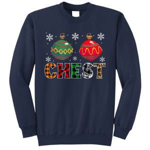 Chest Nuts Funny Matching Chestnuts Christmas Couples Chest Cute Sweatshirt