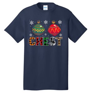 Chest Nuts Funny Matching Chestnuts Christmas Couples Chest Cute Tall T-Shirt