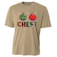 Chest Nuts Funny Matching Chestnuts Christmas Couples Chest Cute Cooling Performance Crew T-Shirt