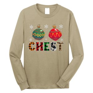 Chest Nuts Funny Matching Chestnuts Christmas Couples Chest Cute Long Sleeve Shirt