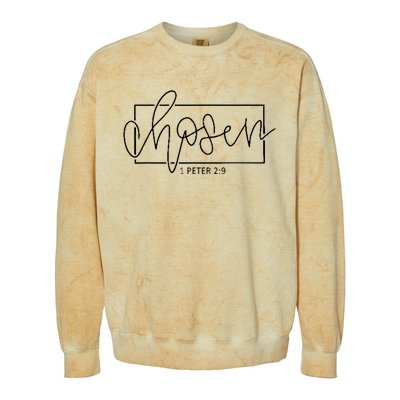 Chosen Not Forsaken Christian Apparel Clothing Colorblast Crewneck Sweatshirt