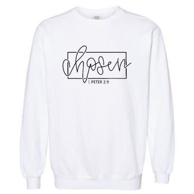 Chosen Not Forsaken Christian Apparel Clothing Garment-Dyed Sweatshirt