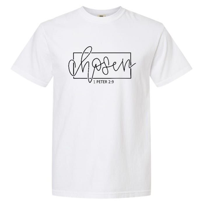 Chosen Not Forsaken Christian Apparel Clothing Garment-Dyed Heavyweight T-Shirt