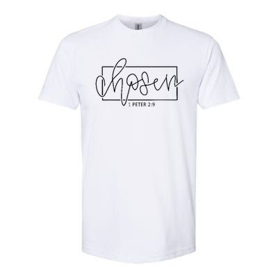 Chosen Not Forsaken Christian Apparel Clothing Softstyle CVC T-Shirt