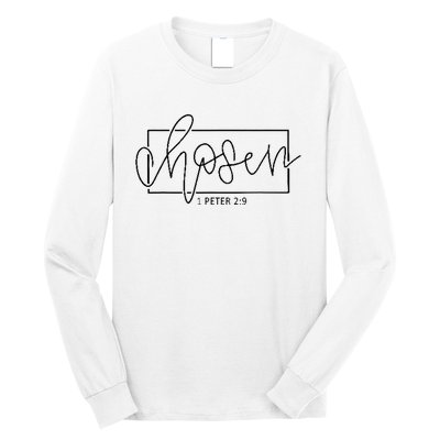 Chosen Not Forsaken Christian Apparel Clothing Long Sleeve Shirt