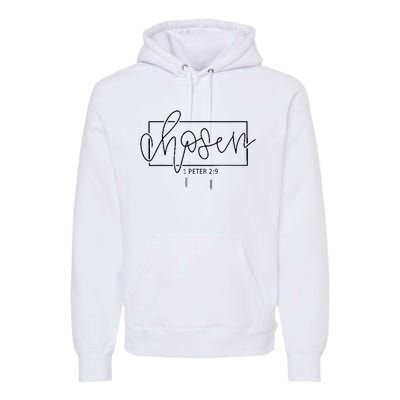 Chosen Not Forsaken Christian Apparel Clothing Premium Hoodie