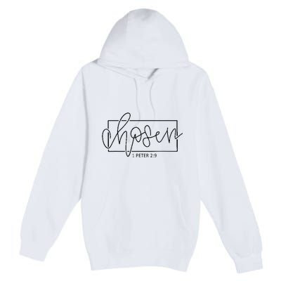 Chosen Not Forsaken Christian Apparel Clothing Premium Pullover Hoodie