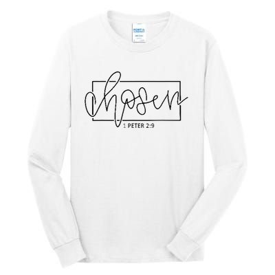 Chosen Not Forsaken Christian Apparel Clothing Tall Long Sleeve T-Shirt