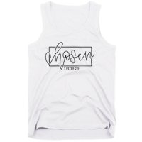 Chosen Not Forsaken Christian Apparel Clothing Tank Top