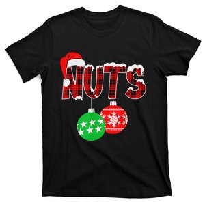 Chest Nuts Funny Matching Chestnuts Christmas Couples Nuts T-Shirt