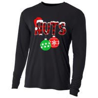 Chest Nuts Funny Matching Chestnuts Christmas Couples Nuts Cooling Performance Long Sleeve Crew