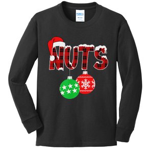 Chest Nuts Funny Matching Chestnuts Christmas Couples Nuts Kids Long Sleeve Shirt