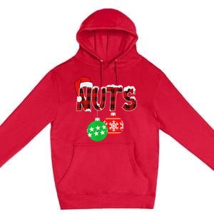 Chest Nuts Funny Matching Chestnuts Christmas Couples Nuts Premium Pullover Hoodie