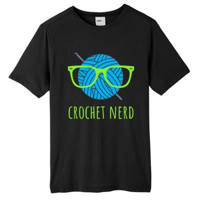 Crochet Nerd Funny Grandma Mom Crocheting Yarn Lover Gift Tall Fusion ChromaSoft Performance T-Shirt