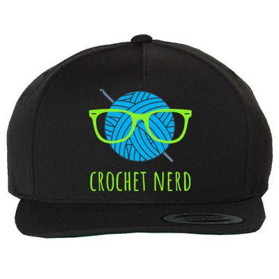 Crochet Nerd Funny Grandma Mom Crocheting Yarn Lover Gift Wool Snapback Cap