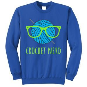 Crochet Nerd Funny Grandma Mom Crocheting Yarn Lover Gift Sweatshirt