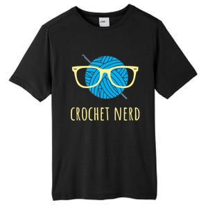 Crochet Nerd Funny Grandma Mom Crocheting Yarn Lover Gift Tall Fusion ChromaSoft Performance T-Shirt