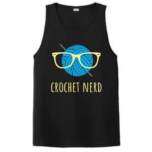 Crochet Nerd Funny Grandma Mom Crocheting Yarn Lover Gift PosiCharge Competitor Tank