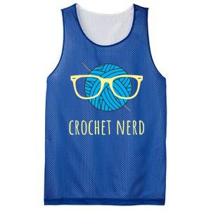 Crochet Nerd Funny Grandma Mom Crocheting Yarn Lover Gift Mesh Reversible Basketball Jersey Tank