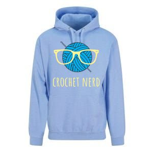 Crochet Nerd Funny Grandma Mom Crocheting Yarn Lover Gift Unisex Surf Hoodie