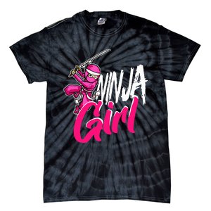 Cute Ninja Fighter Costume Ninja Tie-Dye T-Shirt