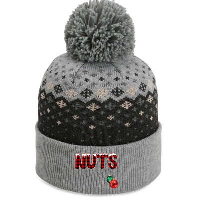 Chest Nuts Funny Matching Chestnuts Christmas Couples The Baniff Cuffed Pom Beanie