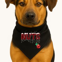 Chest Nuts Funny Matching Chestnuts Christmas Couples USA-Made Doggie Bandana