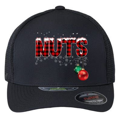 Chest Nuts Funny Matching Chestnuts Christmas Couples Flexfit Unipanel Trucker Cap